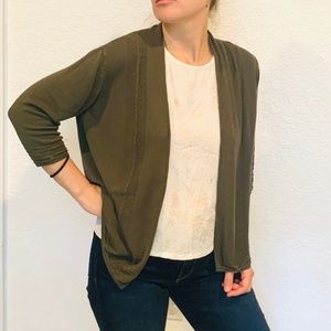 Alfred Dunner Green Cardigan Size Small